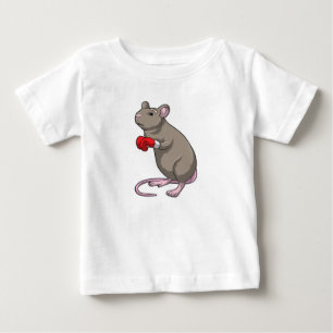 Mouse at Boxing with Boxing gloves Baby T-Shirt