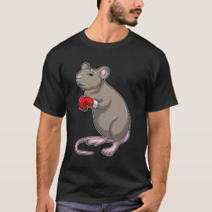 Mouse at Boxing with Boxing gloves T-Shirt