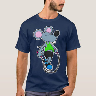 Mouse at Fitness with Rope T-Shirt