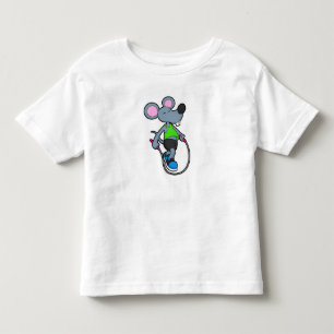 Mouse at Fitness with Rope Toddler T-Shirt