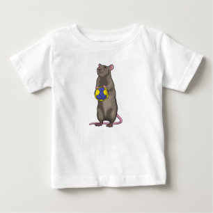 Mouse at Handball Sports Baby T-Shirt