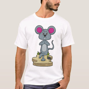 Mouse at Yoga Fitness T-Shirt