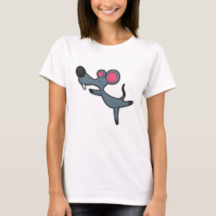 Mouse at Yoga Stretching exercise T-Shirt