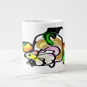 Mouse autumn large coffee mug