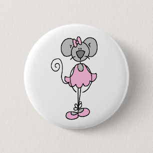 Mouse Ballerina Four Button