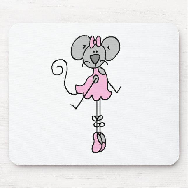 Mouse Ballerina Two Mousepad (Front)