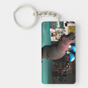 Mouse Beats Hippo KO Key Ring