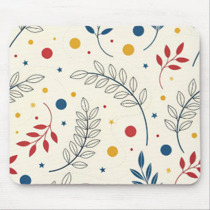 Mouse Carpet Floral Design Mat