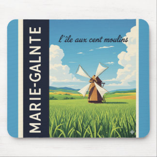 Mouse Carpet Marie-Galante Moulin Guadeloupe Mouse Mat