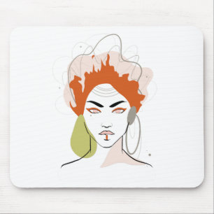 Mouse Carpet "She World" Women's Drawing Mat