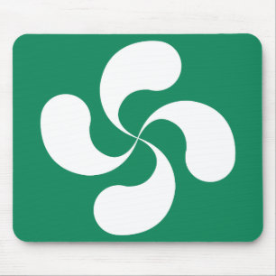 Mouse Carpets Basque Basque background green "Laub Mat