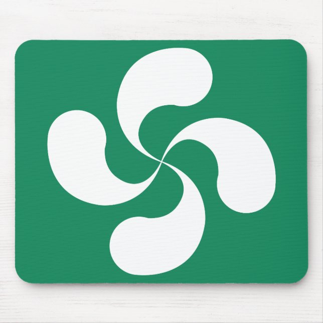 Mouse Carpets Basque Basque background green "Laub Mat (Front)