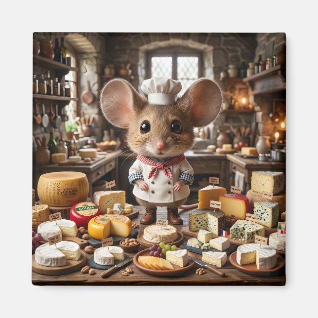 Mouse Cheesemaster Magnet (Front)