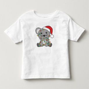 Mouse Christmas Winter Animals Holiday Mice Toddler T-Shirt