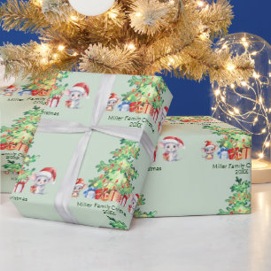 Mouse Christmas Wrapping Paper
