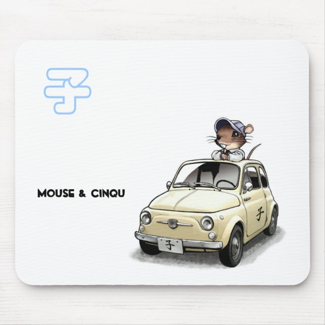 Mouse&Cinqu -Mousepad- Mouse Mat (Front)