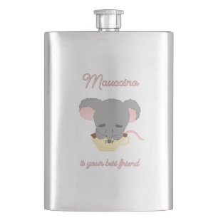 Mouse Cocoa Cappuccino Hip Flask