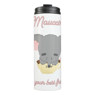 Mouse Cocoa Cappuccino Thermal Tumbler