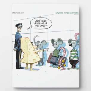 Mouse Crimes by Rick London Funny Plaque