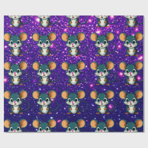 Mouse Cute Charming Frog Turtle Gift Wrap
