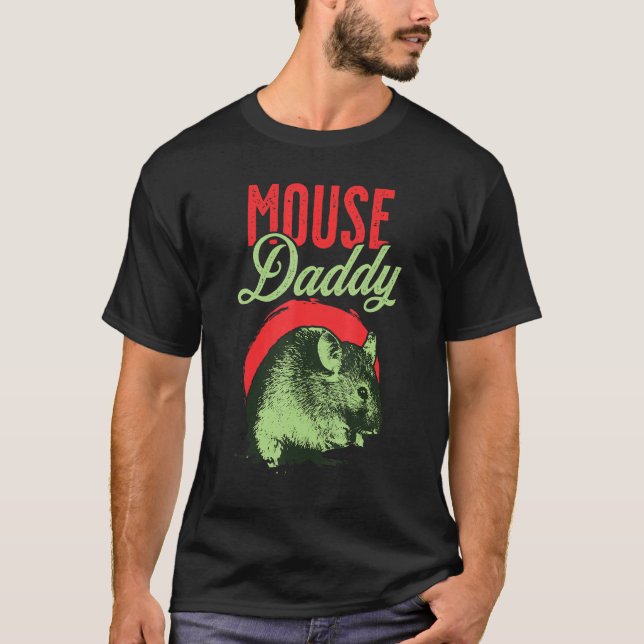Mouse Daddy Father Dad Mouse T-Shirt (Front)