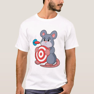 Mouse Darts Dart Dartboard T-Shirt