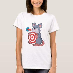 Mouse Darts Dart Dartboard T-Shirt