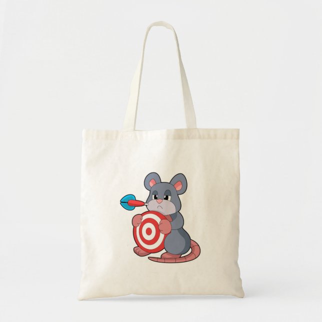 Mouse Darts Dart Dartboard Tote Bag (Front)