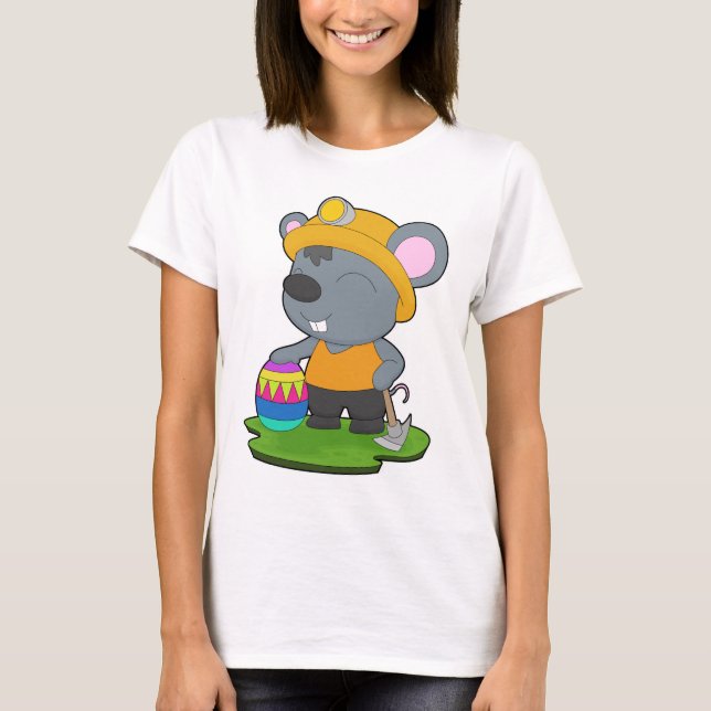 Mouse Easter Mining T-Shirt (Front)