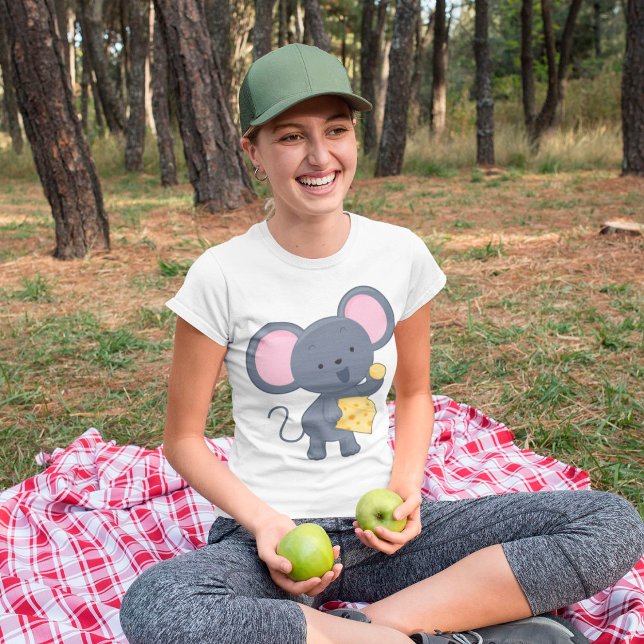 Mouse Eating Cheese T-Shirt (Creator Uploaded)