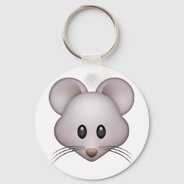 Mouse - Emoji Key Ring (Front)
