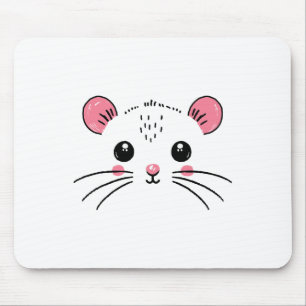 Mouse Face Costume Girl Boy Birthday Mouse Hallowe Mat
