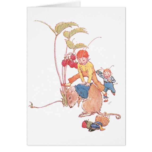 Mouse & Fairies Playing Leapfrog (Front)