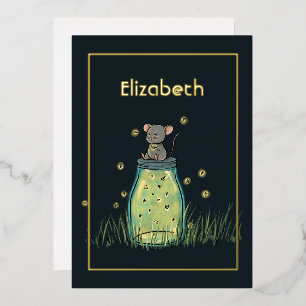 Mouse Firefly Mason Jar Shower