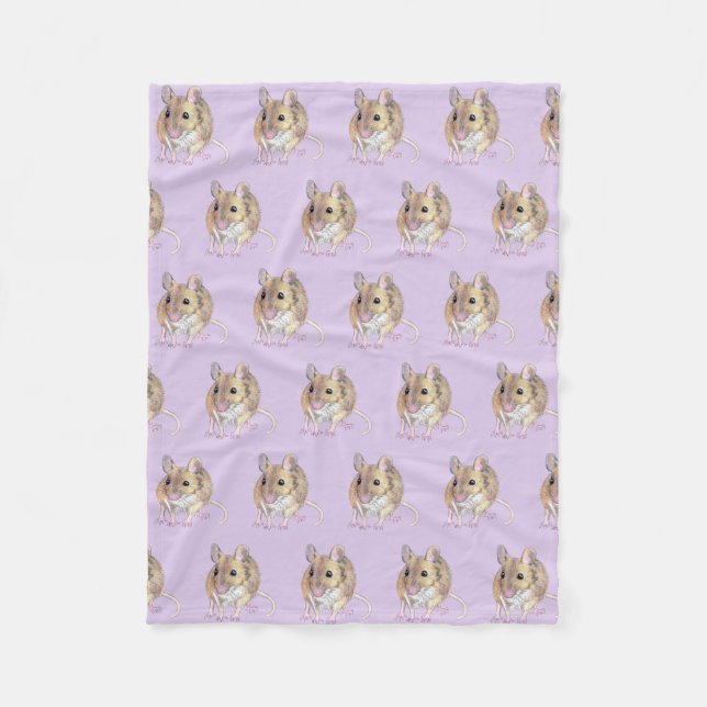 Mouse Fleece Blanket (Front)