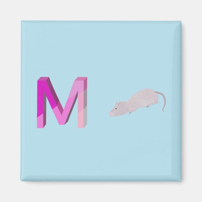 Mouse Fridge Magnet (Front)