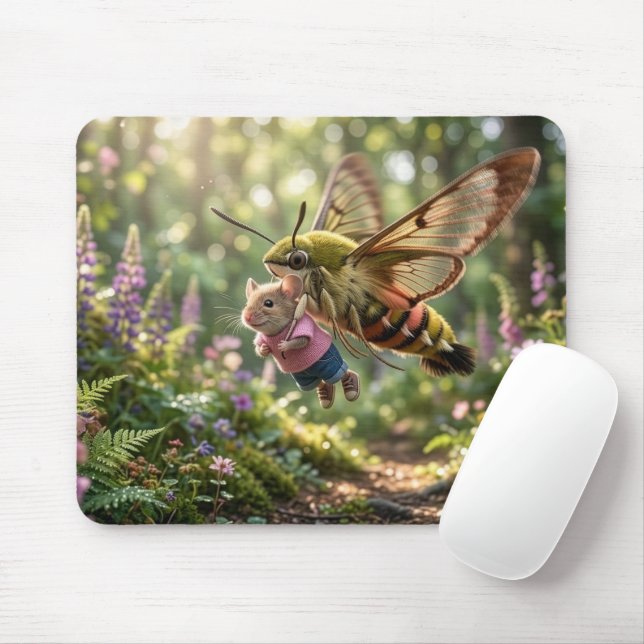 Mouse Gets A Ride Mat (With Mouse)