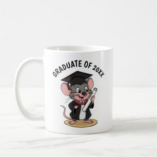 Mouse Graduation Personalised Coffee Mug