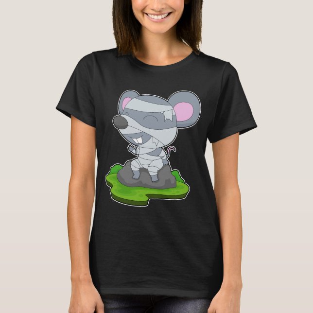 Mouse Halloween Mummy T-Shirt (Front)