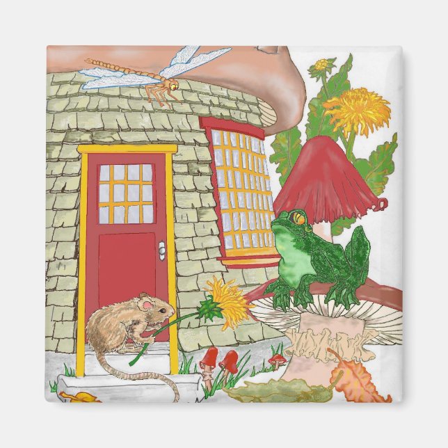 Mouse House Magnet (Front)