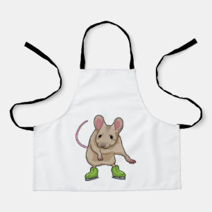 Mouse Ice skating Ice skates Apron