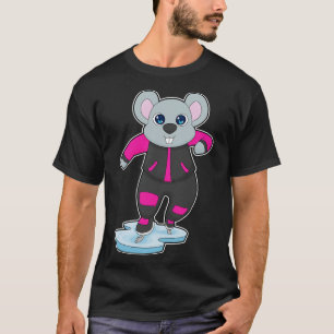 Mouse Ice skating Ice skates T-Shirt
