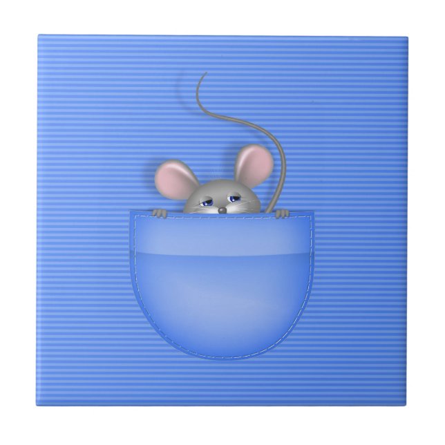 Mouse in Pocket Tile (Front)