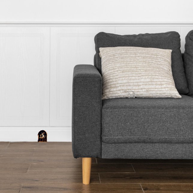 Mouse in the House - skirting board sticker (Mouse hole in skirting board sticker)