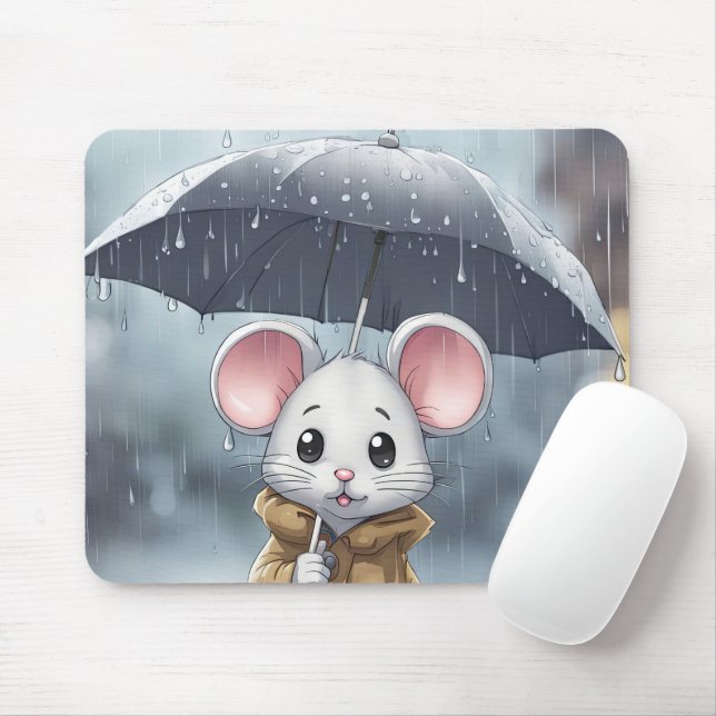 Mouse In The Rain Mat (With Mouse)