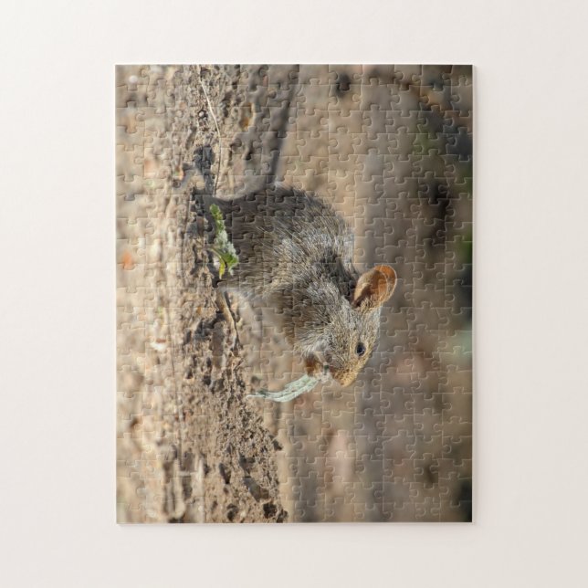 Mouse in the Wild Jigsaw Puzzle (Vertical)