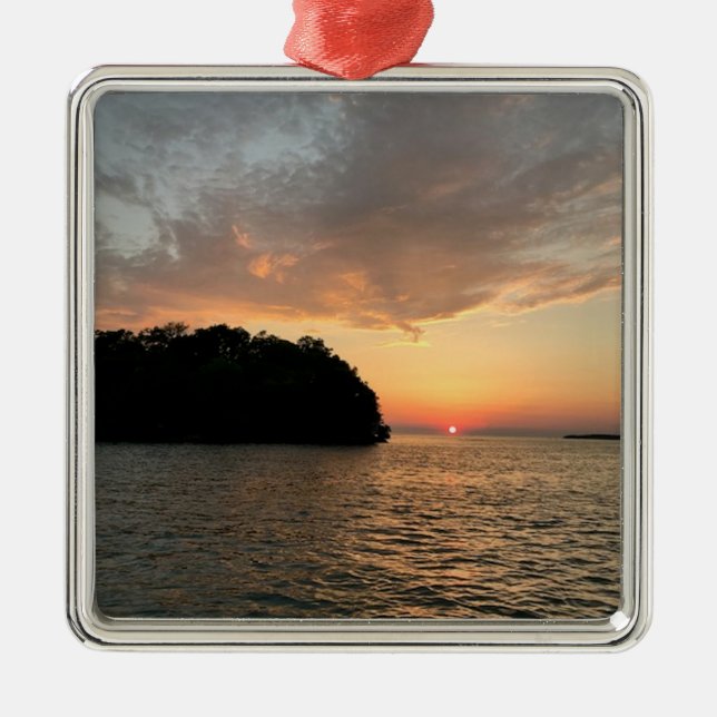 Mouse Island Photography by Willowcatdesigns  Metal Tree Decoration (Front)