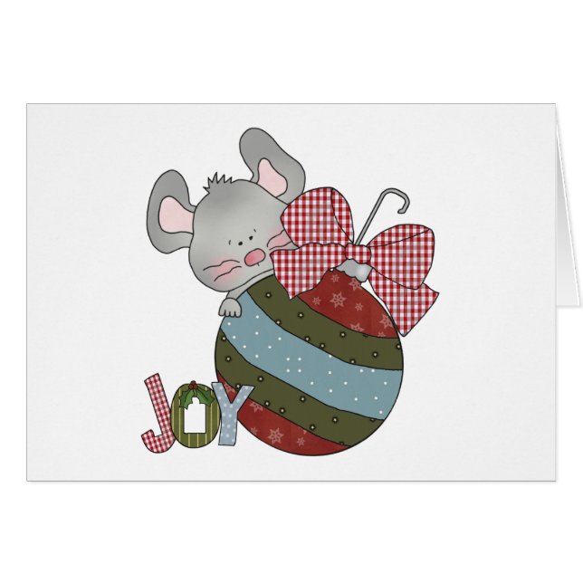 Mouse Joy Holiday T-shirts and Gifts (Front Horizontal)