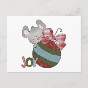 Mouse Joy Holiday T-shirts and Gifts Postcard