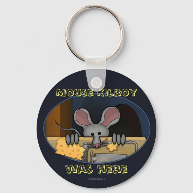 Mouse Kilroy Keychain (Front)